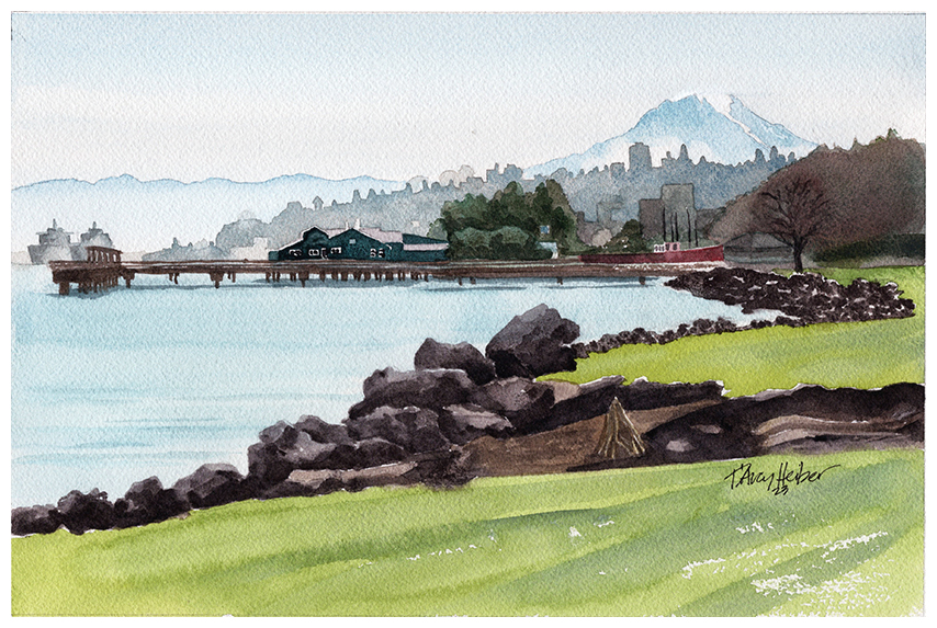 Tacoma From Ruston Way
